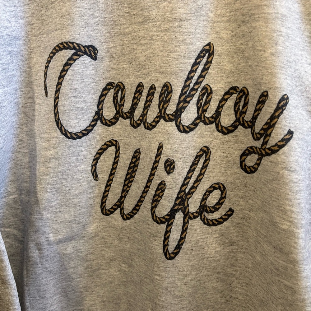 Cowboy Wife Crew Neck Sweater - Picture 3 of 6